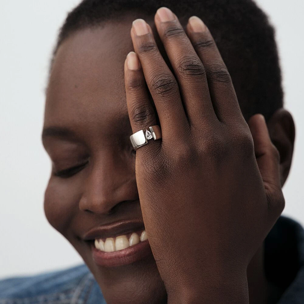 Bague Large JADE 2 Bague Large JADE – Image 2