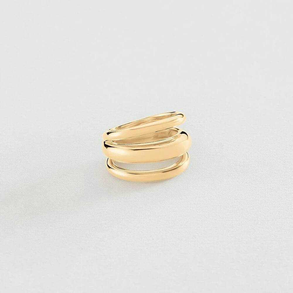 Bague Large TRIJONC 1 Bague Large TRIJONC