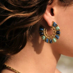 Créoles RAFIA -Agatha.fr Boutique 02380576 109 TU M2