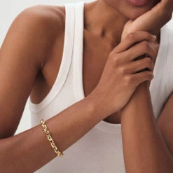 Bracelet Souple MAILLE MARTELÉE -Agatha.fr Boutique 02480321 157 TU M1