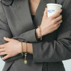 Bracelet Souple MAILLE PALMIER -Agatha.fr Boutique 02480354 157 TU M4