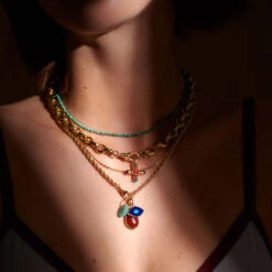 Collier Ras Du Cou PIERRES NATURELLES -Agatha.fr Boutique 02680230 370 TU M3