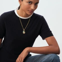 Collier Mi-long CHAÎNE GOURMETTE -Agatha.fr Boutique 02680417 157 TU M2