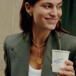 Collier Ras Du Cou MAILLE PALMIER 14 Collier Ras Du Cou MAILLE PALMIER -Agatha.fr Boutique 02680419 157 TU M3