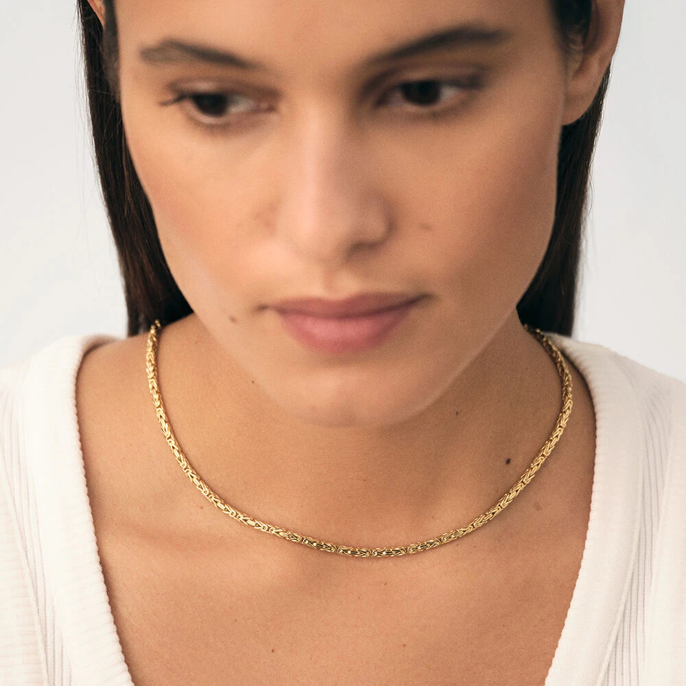 Collier Ras Du Cou MAILLE BIZANTINE 3 Collier Ras Du Cou MAILLE BIZANTINE – Image 3