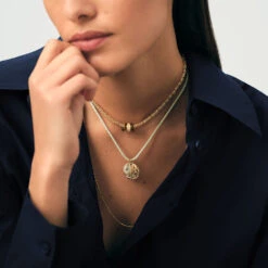 Collier Ras Du Cou MAILLE BIZANTINE 9 Collier Ras Du Cou MAILLE BIZANTINE -Agatha.fr Boutique 02680420 157 TU M2