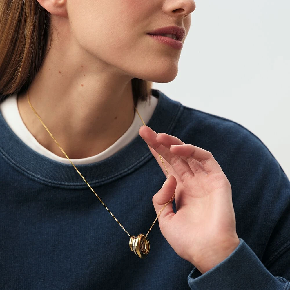 Collier Mi-long TRIJONC 5 Collier Mi-long TRIJONC – Image 5