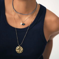 Pendentif ŒIL LAPIS LAZULI 12 Pendentif ŒIL LAPIS LAZULI -Agatha.fr Boutique 02880063 109 TU M3