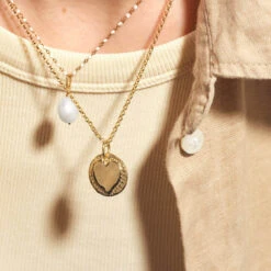 Pendentif MÉDAILLE CŒUR 17 Pendentif MÉDAILLE CŒUR -Agatha.fr Boutique 02880068 157 TU M5