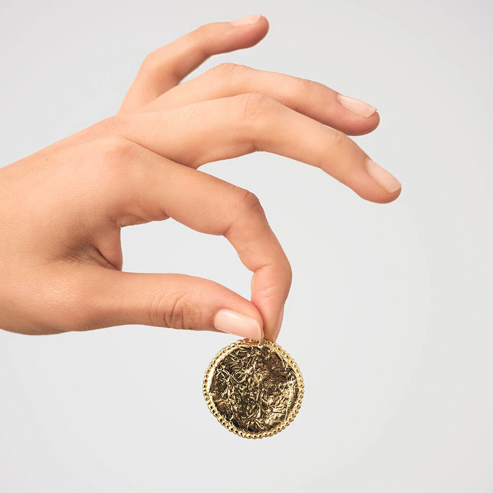 Pendentif MÉDAILLE TEXTURÉE 3 Pendentif MÉDAILLE TEXTURÉE – Image 3