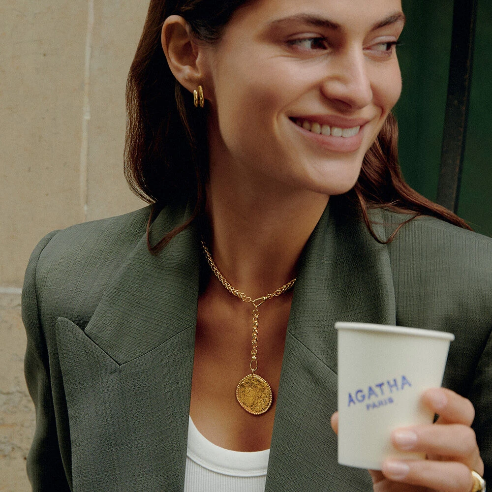 Pendentif MÉDAILLE TEXTURÉE 4 Pendentif MÉDAILLE TEXTURÉE – Image 4